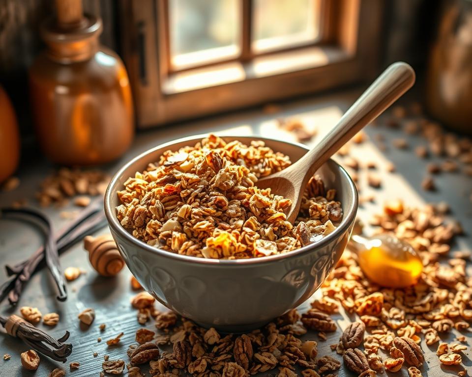 Crunchy Vanilla Nut Granola: A Sweet & Healthy Snack Delight