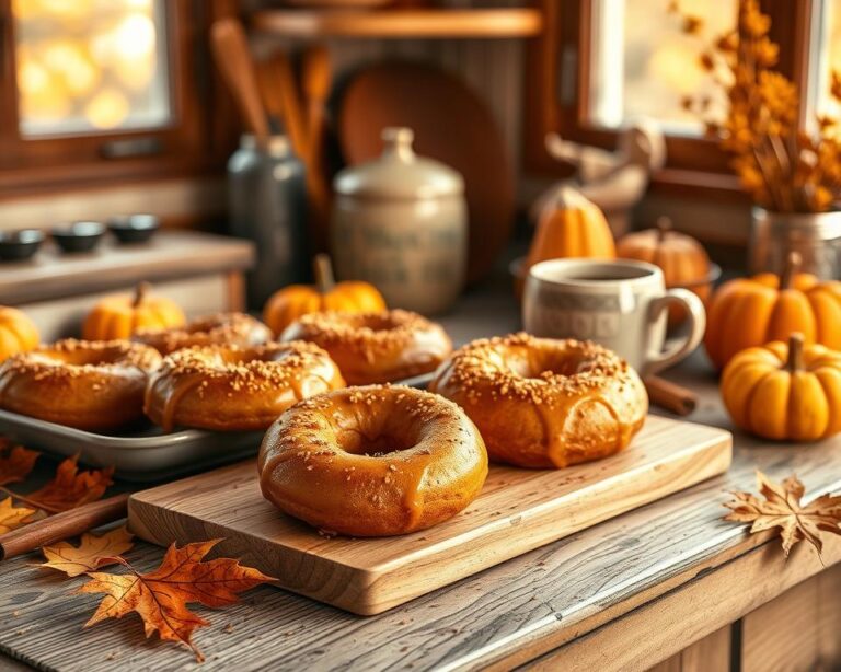 Pumpkin Bagels: Easy Fall Recipe with Real Pumpkin & Warm Spices (Homemade)