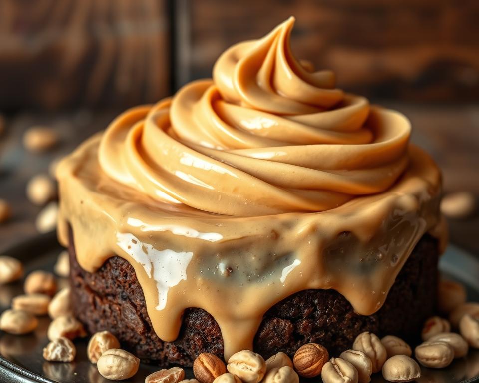 Rich Peanut Butter Fudge Icing: A Sweet and Creamy Topping WITH MERYSFLAVOR.COM